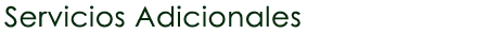Servicios Adicionales