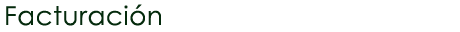 Facturación