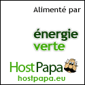 Alimenté par 100 % énergie verte
