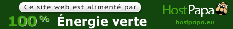 Alimenté par 100 % énergie verte