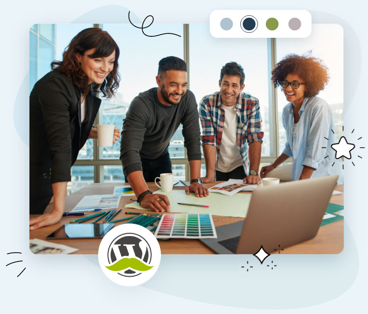 Un equipo de diseñadores web