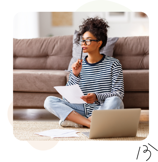 Girl with laptop