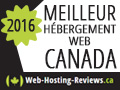 2016 Meilleure Hebergement Web - Canada