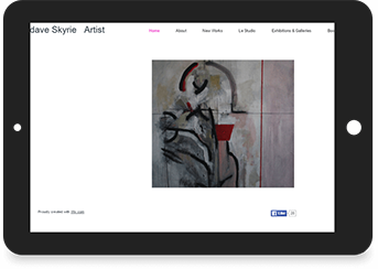 Dave Skyrie Website Screenshot